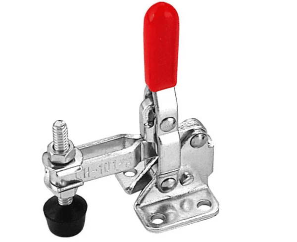 TOGGLE CLAMP, VERTICAL, FLANGED BASE, STRAIGHT HANDLE