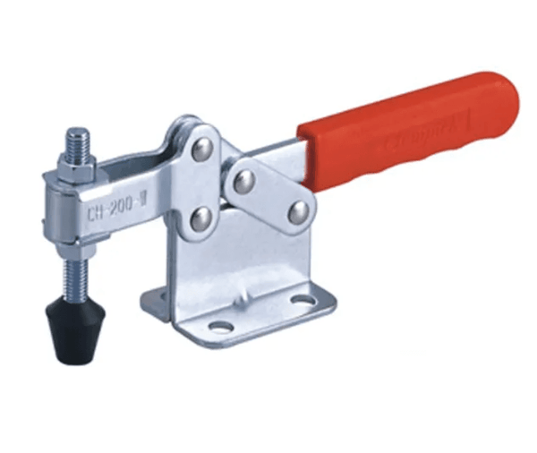 TOGGLE CLAMP, HORIZONTAL, FLANGED BASE, STRAIGHT HANDLE