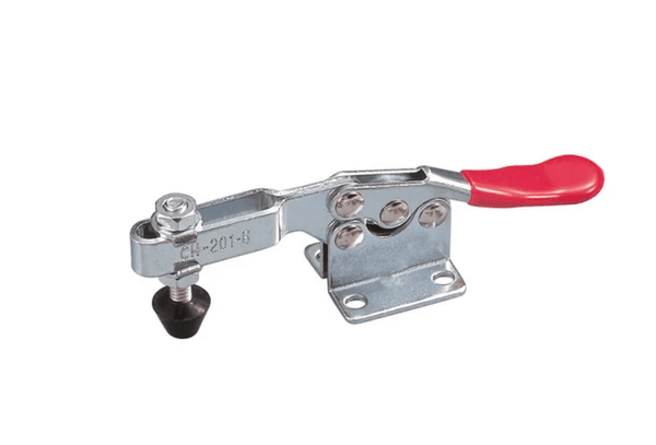 TOGGLE CLAMP, HORIZONTAL, FLANGED BASE, FLAT HANDLE