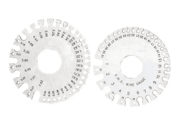 WG/RD/3 GROZ SHEET METAL & WIRE GAUGE, 0 - 36 GAUGE