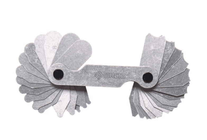 RDG/16/7.5-15 GROZ RADIUS GAUGES, 7.5 - 15MM, 16 PAIRS LEAVES, 180° ARC.