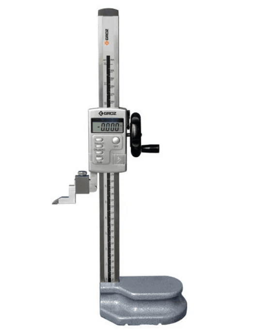 DHG/12 GROZ DIGITAL HEIGHT GAUGE SINGLE BEAM, 0-12/0-300MM X0.0005/0.01MM, FIVE-BUTTON WITH DATA OUTPUT