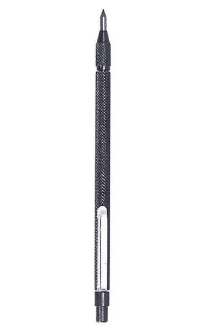 MS/MG/6 GROZ POCKET SCRIBER, STEEL BODY, CARBIDE TIP WITH MAGNET 150MM OAL