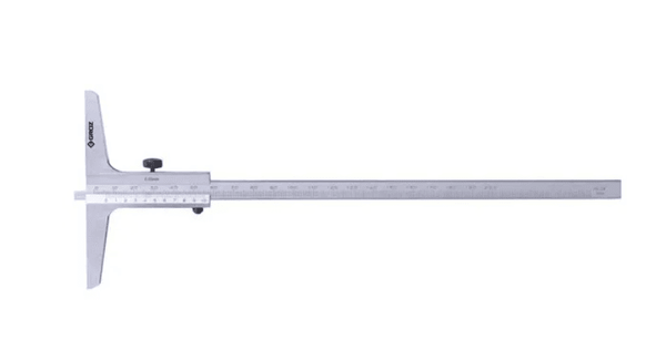 VDG/12 GROZ VERNIER DEPTH GAUGES W/O HOOK RANGE 0-300MM/0.05MM, LENGTH OF BASE 150MM