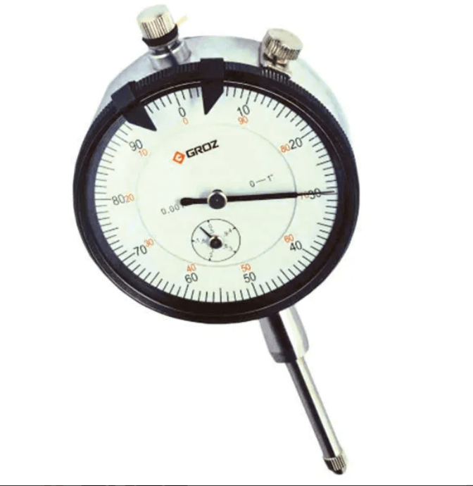 DLG/5 GROZ DIAL INDICATOR, 0-5MM, 0.01MM, 0-100, AGD1, WHITE FACE