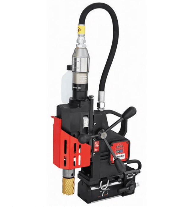 HOLEMAKER AIR 45, FULLY ATEX 11 CERTIFIED, PNEUMATIC MAGNETIC BASE DRILL, 2MT,190 / 290 RPM, CAP: 45MM DIA X 52MM