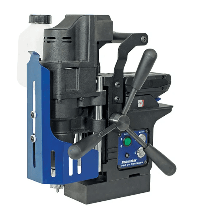 HOLEMAKER PRO35 18V CORDLESS MAGNETIC BASE DRILL, CAP: 35MM DIA X 52MM