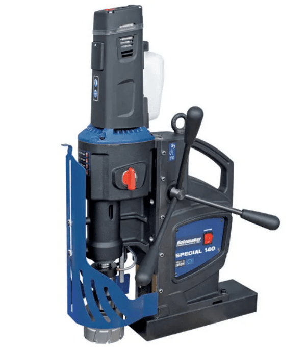 HOLEMAKER SPECIAL 140 MAGNETIC BASE DRILL, 240V, 4MT, CAP: 150MM DIA X 110MM DEPTH