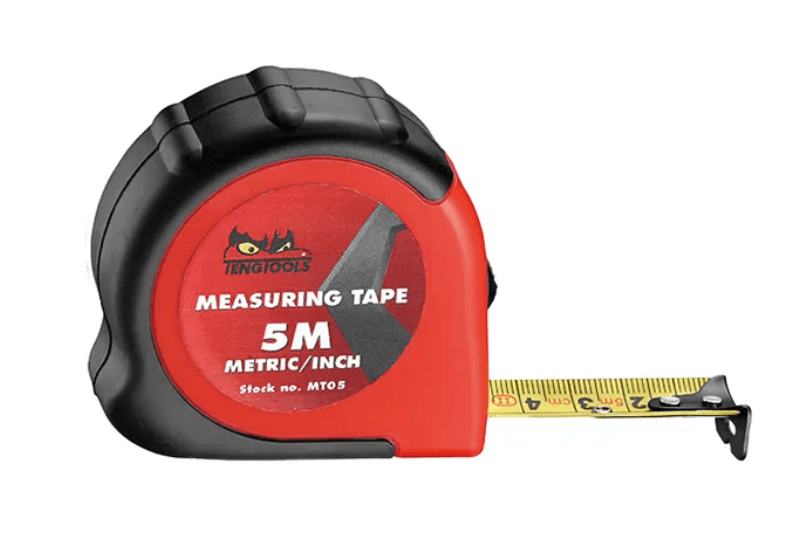 TENG 3M/10FT X 12MM MEASURING TAPE MM/IN
