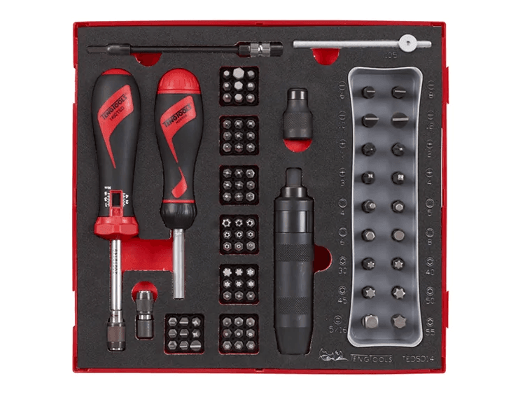 TENG 95PCE TORQUE SCREWDRIVER SET 1-5NM (EVA) - TED-TRAY
