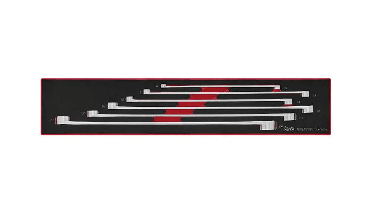 TENG 6PCE LONG RING SPANNER SET - TEX-TRAY