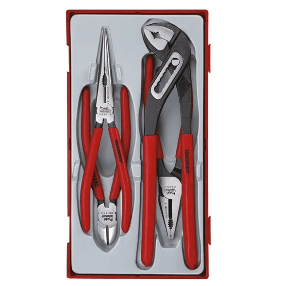 TENG 4PCE MB VINYL GRIP PLIER SET - TC-TRAY