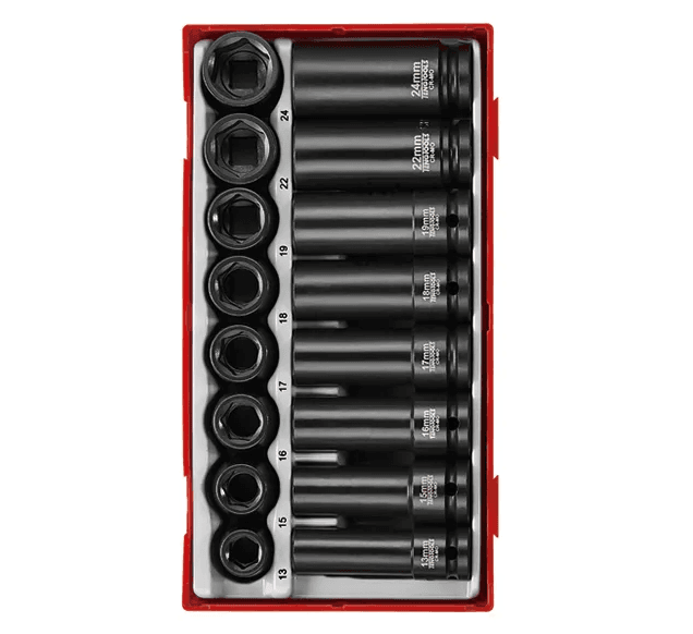 TENG 20PCE IMPACT SOCKET SET 1/2" DR. - TC-TRAY