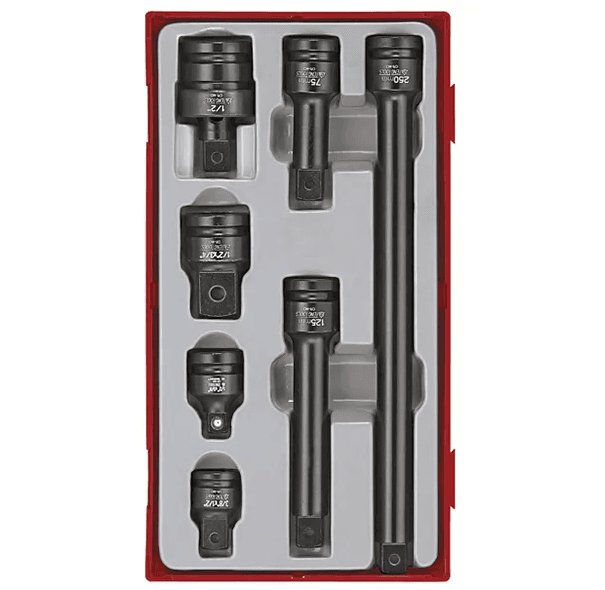 TENG 7PCE 1/2" DR. IMP ACC SET (D ) - TC-TRAY