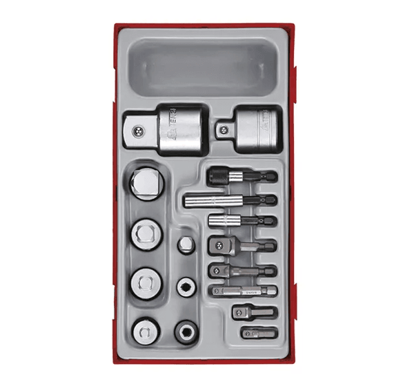 TENG 17PCE MULTI-DR. ADAPTOR SET - TC-TRAY