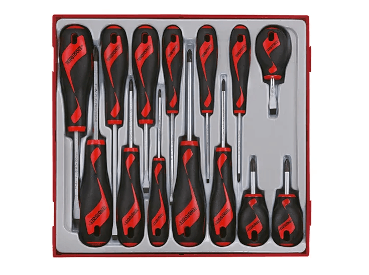 TENG 14PCE MD SCREWDRIVER SET - TTD-TRAY
