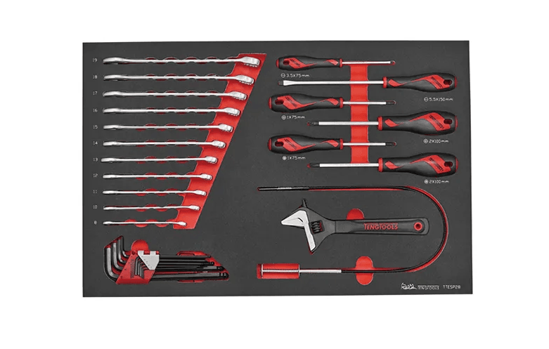 TENG 28PCE SPANNER & SCREWDRIVER SET (EVA)