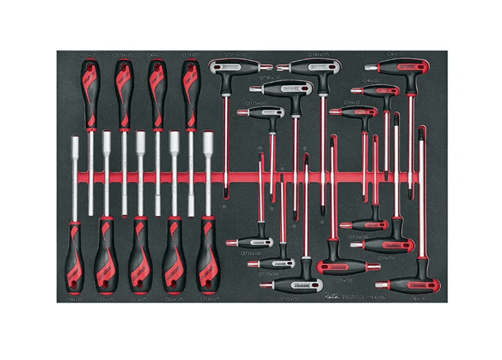 TENG 23PCE NUT & T-HANDLE DRIVER SET (EVA)