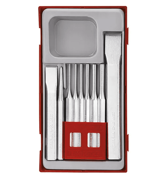 TENG 9PCE P PUNCH & CHISEL SET - TC-TRAY