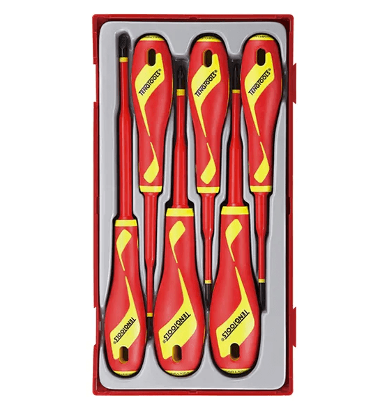 TENG 6PCE MD 1000V VDE SCREWDRIVER SET (RBD) - TC-TRAY