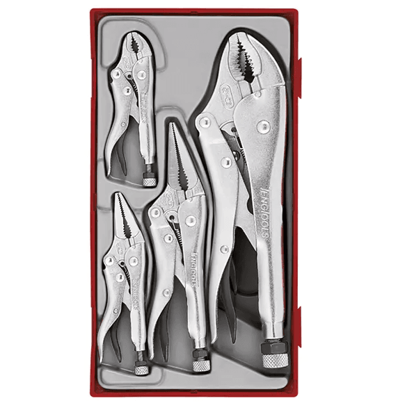 TENG 5PCE POWER GRIP PLIER SET - TC-TRAY