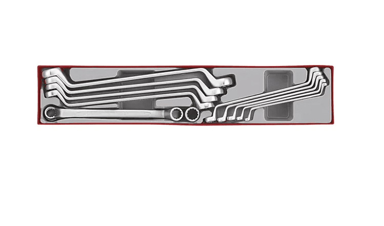 TENG 11PCE DBL RING SPANNER SET 6-32MM - TTX-TRAY