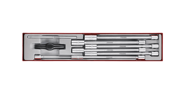 TENG 9PCE 3/8" DR. LONG BAR SOCKET SET - TTX-TRAY
