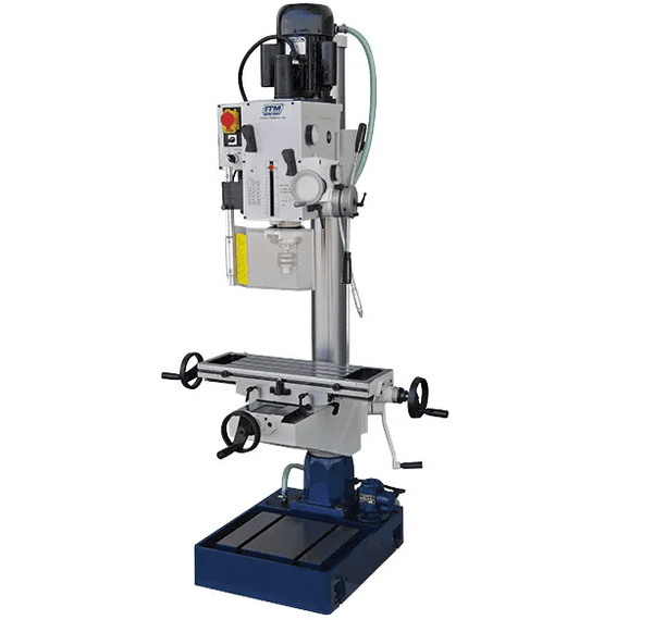 ITM GEARED HEAD MILL DRILL WITH COOLANT & AUTO FEED, 4MT, 240V