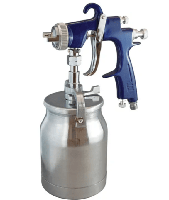 ITM AIR SPRAY GUN SUCTION FEED, GENERAL PURPOSE, 2.0MM NOZZLE, 1000ML ALUMINIUM POT