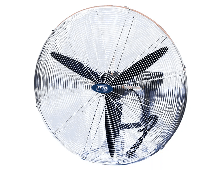 ITM INDUSTRIAL FAN, 30", 3 SPEED, OSCILLATING, WALL MOUNT
