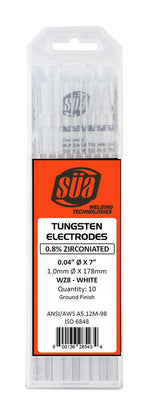 Tig Tungstens 0.8% Zirconiated