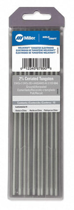 Tig Tungstens 2% Ceriated
