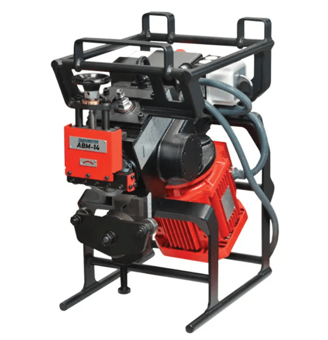ITM ABM-14 AUTO FEED PORTABLE BEVELLING MACHINE, 415v 2.2KW MOTOR, 22.5 - 45° BEVEL ANGLE, MAX BEVEL WIDTH 14MM, 6 - 40MM PLATE THICKNESS