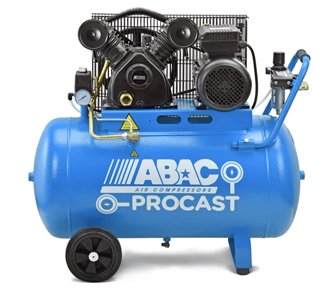 ABAC AIR COMPRESSOR, BELT DRIVE, 3.0HP 100LTR FAD 340L/MIN