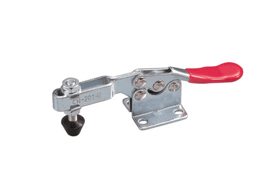 TOGGLE CLAMP, HORIZONTAL, FLANGED BASE, FLAT HANDLE