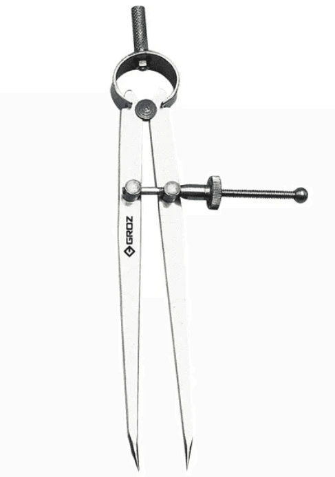 DD/4 GROZ SPRING DIVIDERS, 100MM