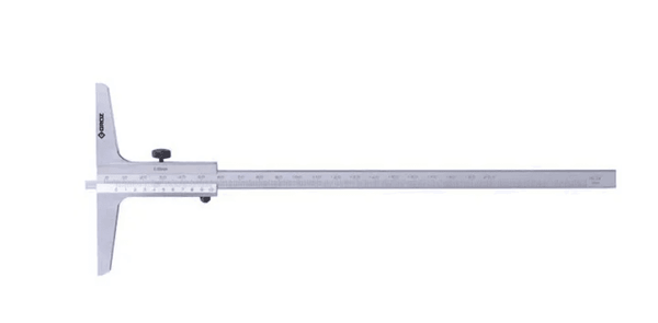 VDG/8 GROZ VERNIER DEPTH GAUGES W/O HOOK RANGE 0-200MM/0.05MM, LENGTH OF BASE 100MM