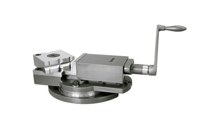 RHV/100 GROZ 100MM ROTARY HEAD SWIVEL MILLING VICE, 4 DIFFERENT JAW FACES