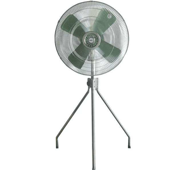 TRADEMASTER H.D. INDUSTRIAL FAN, 24", 1 SPEED, OSCILLATING, PEDESTAL