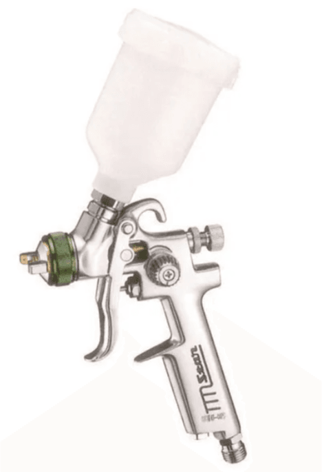 STAR MINI TOUCH-UP GUN GRAVITY FEED 0.8MM NOZZLE 130ML PLASTIC POT