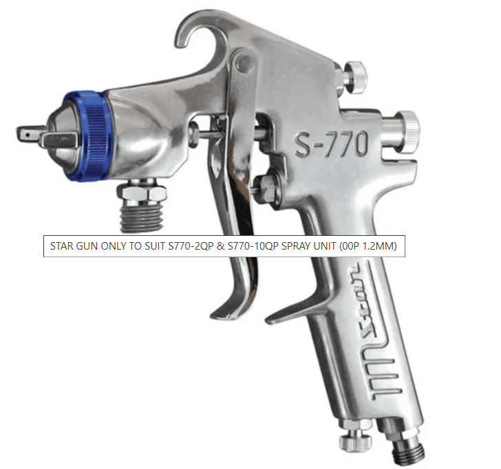 STAR GUN ONLY TO SUIT S770-2QP & S770-10QP SPRAY UNIT (00P 1.2MM)