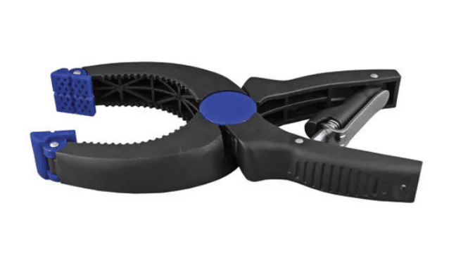 TRADEMASTER QUICK RELEASE HAND CLAMP, PLASTIC WITH RUBBER PADS 50MM