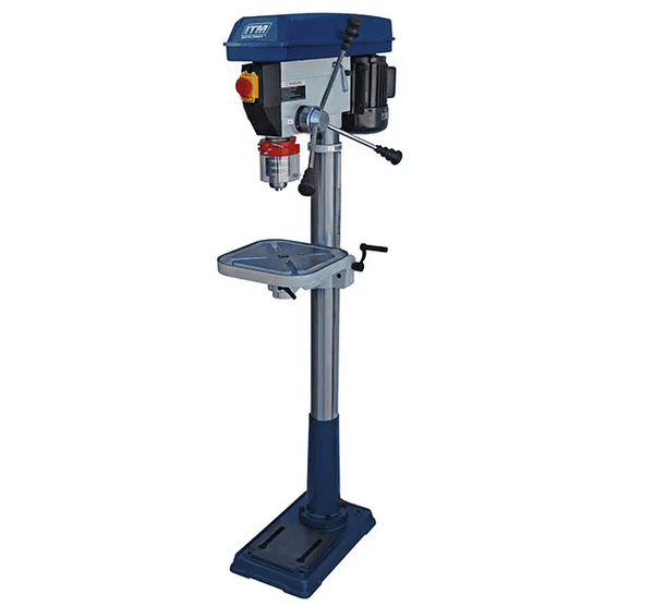 ITM PEDESTAL FLOOR DRILL PRESS, 3MT, 20MM CAP, 12 SPEED, 360MM SWING, 750W 240V