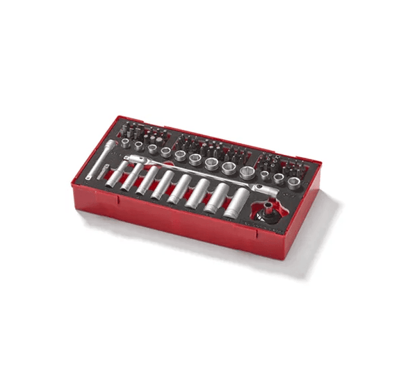 TENG 87PCE 1/4" DR. SOCKET & BITS SET (EVA) - TEA-TRAY