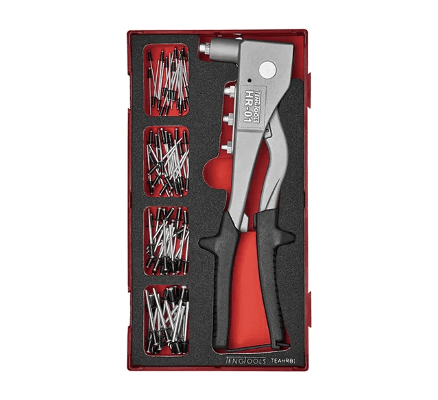 TENG 81PCE RIVET GUN SET - TEA-TRAY