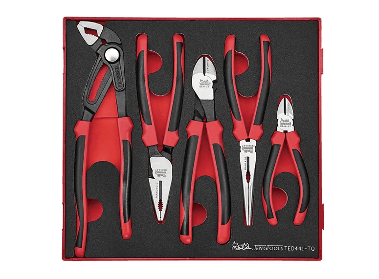 TENG 5PCE PLIER SET TPR GRIP Q EVA2