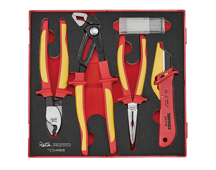 TENG 8PCE INSULATED PLIER & KNIFE SET EVA2