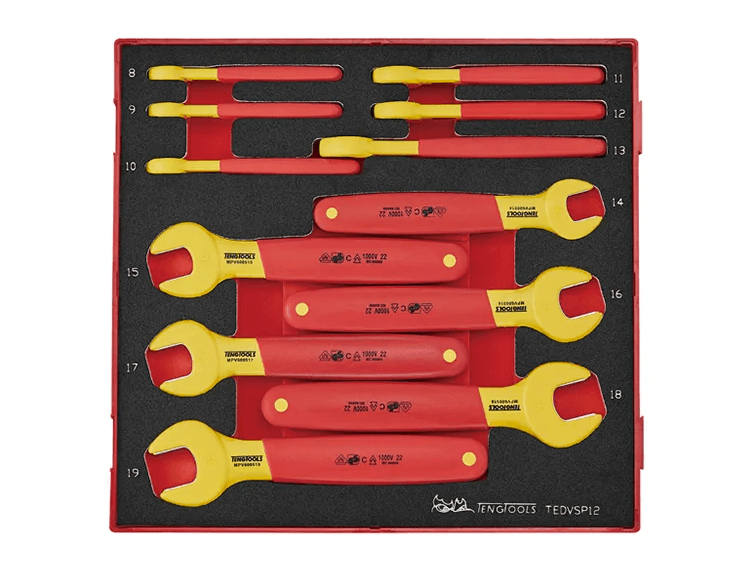 TENG 12PCE INSULATED SPANNER SET EVA2