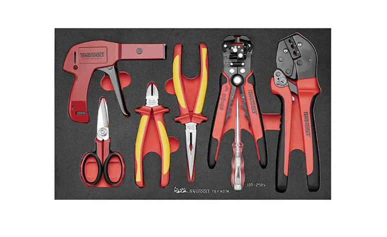 TENG 7PCE ELECTRICIAN TOOL SET