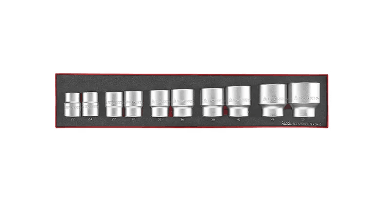 TENG 10PCE 3/4" DR. SOCKET SET 22-50MM -TEX-TRAY